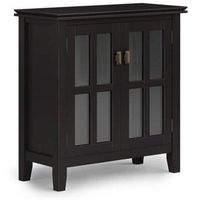 Simpli Home - Artisan Low Storage Cabinet - Hickory Brown