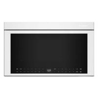 KitchenAid - 1.1 Cu. Ft. Convection Flush Built-In Over-the-Range Microwave with Air Fry Mode - W...