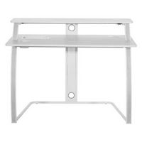 OSP Home Furnishings - Code30 Battlestation Gaming Desk - White