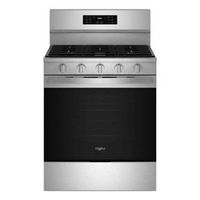 Whirlpool - 5.0 Cu. Ft. Freestanding Single Gas Range with Air Fry and Air Baking - Stainless Steel