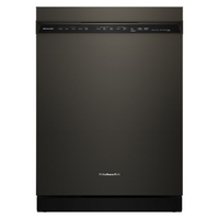 KitchenAid - 24" Front Control Built-In Stainless Steel Tub Dishwasher with Third Level Jet Rack ...