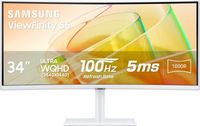 Samsung - 34&quot; ViewFinity S65TC Ultra-WQHD 100Hz AMD FreeSync HDR10 Curved Monitor with Thunderbol...