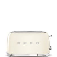 SMEG TSF02 4-Slice Long Wide-Slot Toaster - Cream