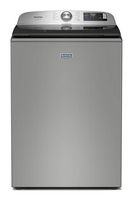 Maytag - 5.3 Cu. Ft. Smart Top Load Impeller Washer with Extra Power and Sanitize Cycle with Oxi ... - Large Front