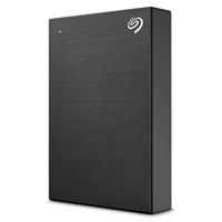 Seagate - One Touch with Password 4TB External USB 3.0 Portable Hard Drive with Rescue Data Recov... - Large Front