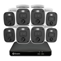 Swann - SwannForce 4K Security Camera System, 8x Bullet Analog CCTV Cameras, Microphone and Siren... - Large Front