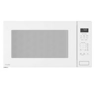 GE Profile - 2.2 Cu. Ft. Built-In Microwave with Sensor Cooking and Glass Touch Controls - White - Large Front