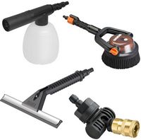 WORX - WA4072 Deluxe Cleaning Kit for Hydroshot - Black - Large Front