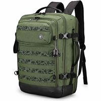 Swissdigital Design - BERG PRO TSA-Friendly Backpack With USB Charging Port  RFID Protection and ... - Large Front