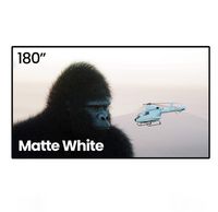 AWOL Vision - MW-180 180-inch Projector Screen Fixed Frame, 1.3 dB Peak Gain,  Short Throw and US... - Large Front