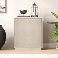 Camden&Wells - Finn Accent Cabinet - White Wash - Large Front