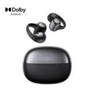 Shokz OpenDots ONE Open-Ear True Wireless Earbuds - Black - Large Front