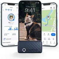 Tractive - Smart Cat GPS Tracker | Location & Activity Tracker | Includes 6 Month Subscription - ... - Large Front
