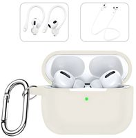 SaharaCase - Case for Apple AirPods Pro 2 (2nd Generation 2022) - Glow White - Large Front