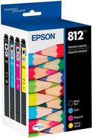 Epson - 812 DURABrite Ultra Ink Standard Capacity Black & Color Cartridge Combo Pack (T812120-BCS) - Large Front