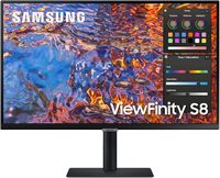 Samsung ViewFinity  27” S8 (S80PB) UHD 4K Monitor with IPS Panel and Tilt Stand (USB, HDMI, Displ... - Large Front