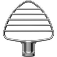 Pastry Beater for KitchenAid Tilt Head Stand Mixers - Stainless Steel - Large Front