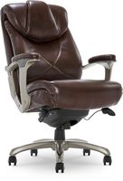 La-Z-Boy - Cantania Bonded Leather Executive Office Chair - Coffee Brown - Large Front
