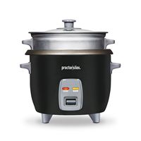Proctor Silex - 6 Cup Rice Cooker & Steamer - Black - Large Front