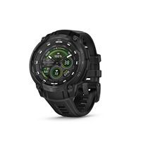 Garmin - Instinct Crossover AMOLED Tactical Edition GPS Smartwatch 47 mm Fiber-reinforced Polymer... - Large Front