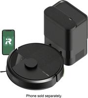 iRobot - Roomba 105 Robot Vacuum + AutoEmpty Dock - Black - Large Front