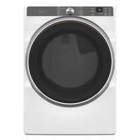 Whirlpool - 7.4 Cu. Ft. Smart Gas Dryer with Steam and Wrinkle Shield Option - White - Large Front