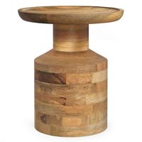 Simpli Home - Haynes Wooden Accent Table - Natural - Large Front