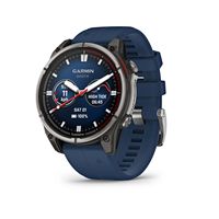Garmin - quatix 8 AMOLED Marine GPS Smartwatch 47mm Fiber-reinforced polymer - Titanium - (2025) - Large Front