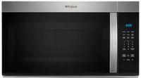 Whirlpool - 1.7 Cu. Ft. Over-the-Range Microwave with 1000-Watts Cooking Power - Stainless Steel - Large Front