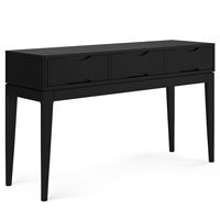 Simpli Home - Harper Console Sofa Table - Black - Large Front