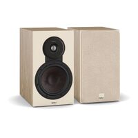 DALI - Sonik 3 Bookshelf Speakers (Pair) - Natural Oak - Brown - Large Front