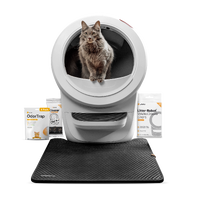 Whisker - Litter-Robot® 4 Smart App-Controlled Self-Cleaning Litter Box Core Accessories Bundle -... - Large Front
