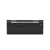 Contour Design - RollerMouse Pro Wireless Regular Wrist Rest Vegan Leather - Black - Large Front