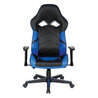 OSP Home Furnishings - Vapor Gaming Chair - Blue/Black - Large Front