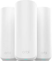 NETGEAR - Orbi 370 Series BE5000 Dual-Band Mesh Wi-Fi 7 System (3-pack) - White - Large Front