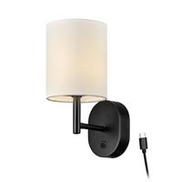 Globe Electric - Rechargeable Battery Wall Sconce, LED Integrated, 3 Brightness Levels, 1.5W, 150... - Large Front