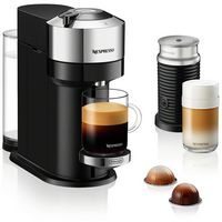 Nespresso - Vertuo Next Premium Coffee and Espresso Maker plus Aeroccino3 Milk Frother in Black -... - Large Front
