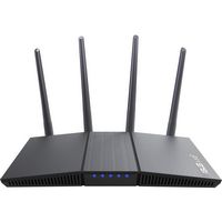 ASUS - AX1800 Dual Band Wi-Fi 6 Router - Black - Large Front