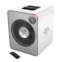 Vornado - VMHi500 Metal Whole Room Space Heater with Remote Control - White - Large Front