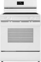 Insignia™ - 5.3 Cu. Ft. Freestanding Electric Range with Dual-Size Burner and Storage Drawer - White - Large Front