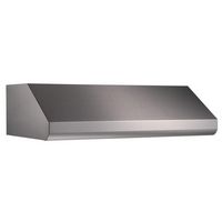 Broan - 42 inches - Under cabinet Range Hood - Silver - Large Front