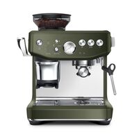 Breville - the Barista Express Impress Espresso Machine - Olive Tapenade - Large Front