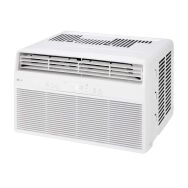 LG - 6,000 BTU Window Air Conditioner with Remote, 115V - White - Large Front
