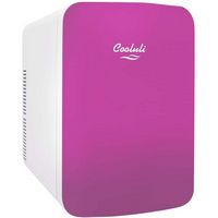 Cooluli - Infinity 0.5 Cu. Ft. Mini Fridge - Fuchsia - Large Front