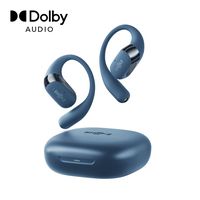 Shokz - OpenFit 2+ Open-Ear True Wireless Bluetooth Earbuds - Stone Blue - Large Front