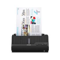 Epson - WorkForce ES-C220 Compact Desktop Document Scanner - Black - Large Front