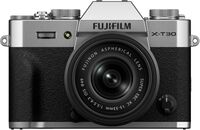 Fujifilm - X-T30 III Body with XC13-33MMF3.5-6.3 OIS lens Kit 6K Video - Silver - Large Front