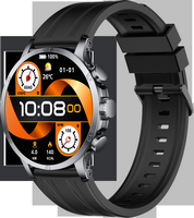 IMIKI - Xplorer Pro GPS Smartwatch, 6 Satellite Positioning, Stainless Steel Body, 1ATM Waterproo... - Large Front