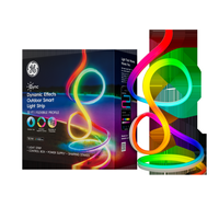 GE Cync Dynamic Effects Smart LED Outdoor Flexible Profile Light Strip - Full Color - Large Front