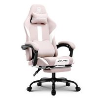 GTPlayer - GT905 Adjustable Gaming Chair with Breathable Fabric - Pink - Large Front